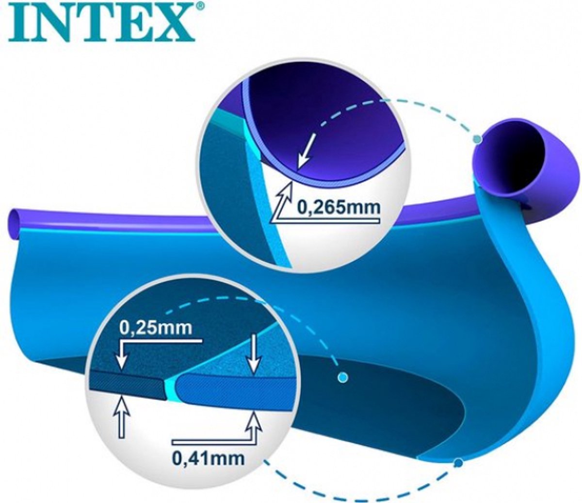 Intex Easy Set - Opblaasbaar Zwembad - 244x61 cm - Blauw