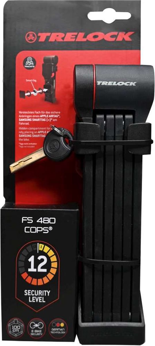 Trelock Vouwslot Cops ZF 480 X-Press tag 480/100 zwart van Trelock — afbeelding 3