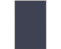 vidaXL - Rolgordijn - verduisterend - 155x210 - cm - stofbreedte - 151,6 - cm - blauw