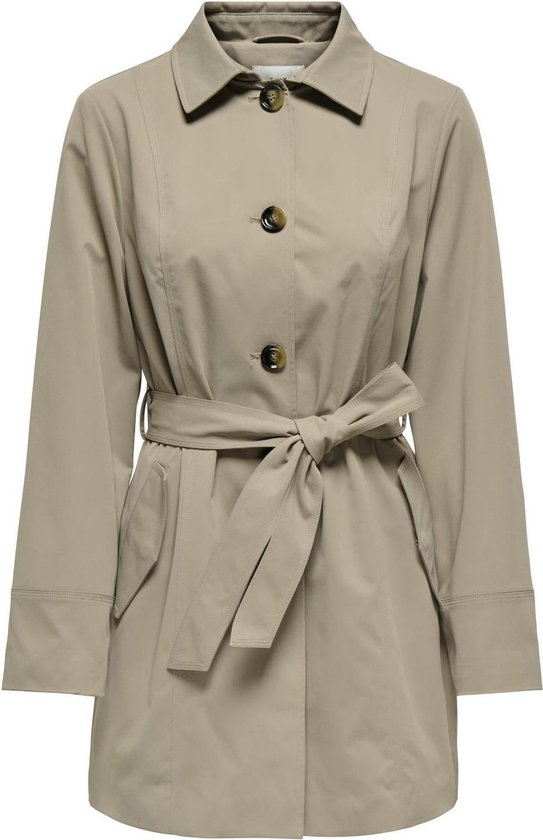 JDY JDYISADORA TRENCHCOAT OTW HAB NOOS Dames Jas - Weathered Teak