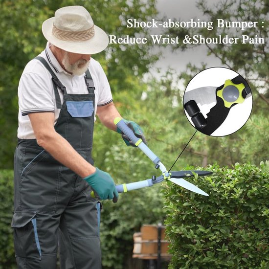 Tuinschaar set - Heavy Duty boomscharen - Professionele heggenschaar - 203 cm scherpe snoeischaar - Boom- en struikverzorgingsset van Merkloos	 — afbeelding 5