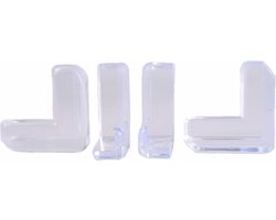 Benson Transparante hoekbeschermers - 90 graden - 4 stuks - kinderveiligheid - PVC en acryl