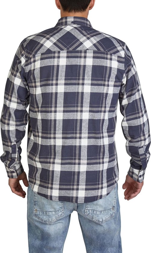 DENIMFY Chemise Homme DFDean coupe régulière Blauw 3XL Adultes