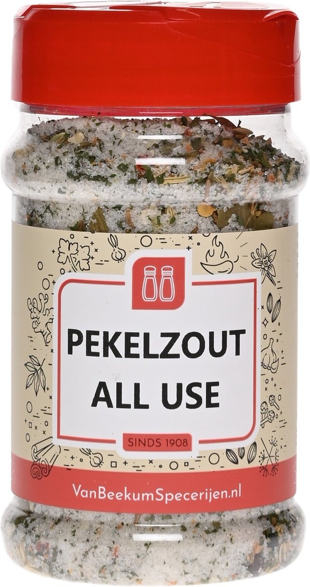 Goedkoopste Van Beekum Specerijen - Pekelzout All Use - Strooibus 250 gram