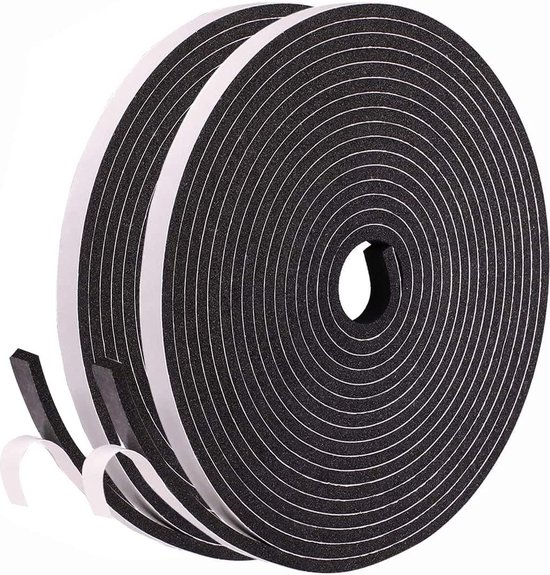 10.000 mm x 75 mm x 0,6 mm butyl terrassen afdektape rol hout & onderconstructies - eenzijdig zelfklevende houtbeschermingsband (5 rollen (totaal 50 meter