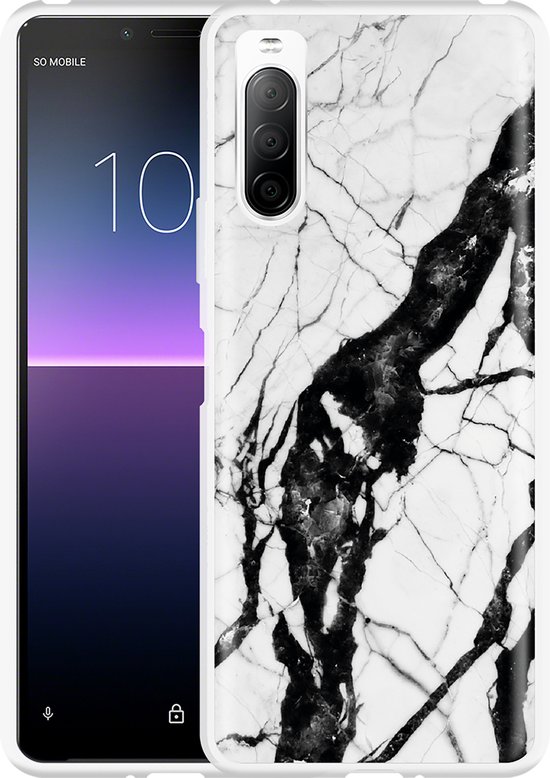 EASSGU TPU Silicone Custodia per Smartphone, Compatible with Sony Xperia 10 IV (6 Inches), Cover Protettiva in Silicone TPU Motivo Dipinto