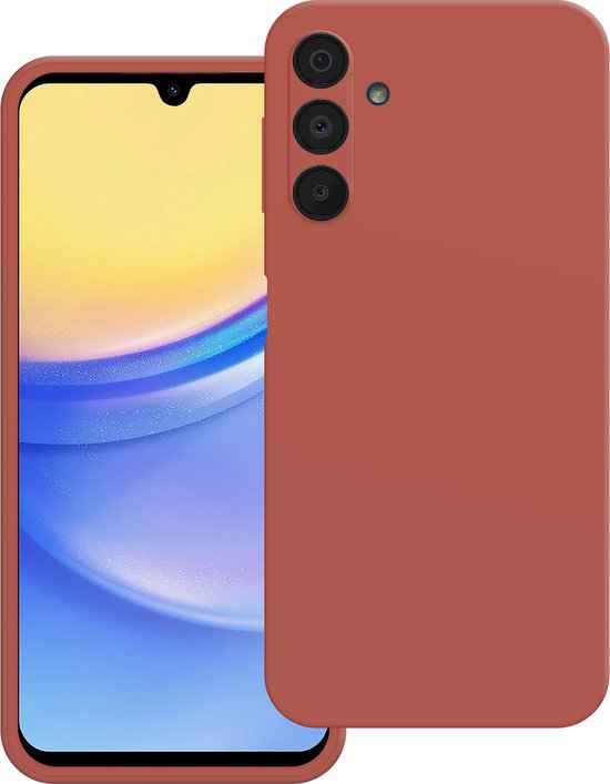 Cazy Color TPU Back Cover adapté à la coque Samsung Galaxy A15 / A15 5G - Rouge