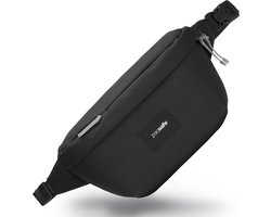 Pacsafe GO Sling Pack - 2.5 L - Schoudertas - RFID-blokkerend - Anti-diefstal Tas - Waterafstotend - Beveiligde Reistas - Festival Tas - Dubbele Beveiligingsgesp met Snelsluiting - Veelzijdige Opbergtas - Gerecycled Polyester - Zwart Pacsafe GO Sling Pack - 2.5 L - Schoudertas - RFID-blokkerend - Anti-diefstal Tas - Waterafstotend - Beveiligde Reistas - Festival Tas - Dubbele Beveiligingsgesp met Snelsluiting - Veelzijdige Opbergtas - Gerecycled Polyester - Zwart