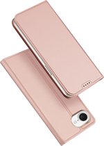 Dux Ducis - Coque de téléphone compatible avec Apple iPhone 16E - Skin Pro - Book Case - Or rose