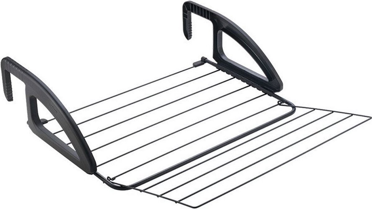 Metaltex  Bries Droogrek - 6m Drooglengte - Ophangbaar - Zwart