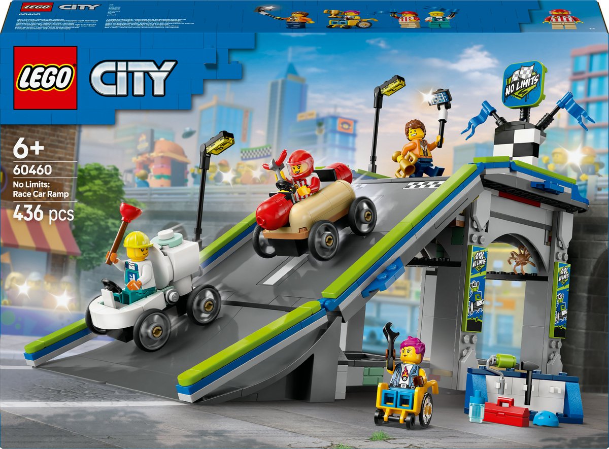 LEGO City Snelle schans voor raceautos zeepkistenset  60460