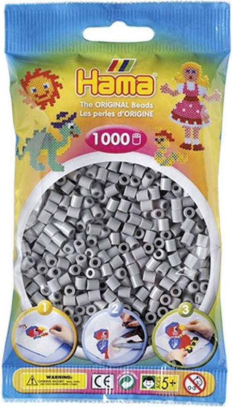 Sachet de perles Hama - 5 mm - noir - 1000 perles