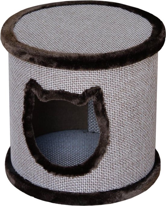 Flamingo - Krabton barrel Omar - Bruin - 42 x 42 x 40 cm