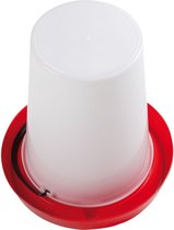 Flamingo - Kippen Drinkklok Classic - Rood - 10 liter - 32 x 32 x 33.5 cm