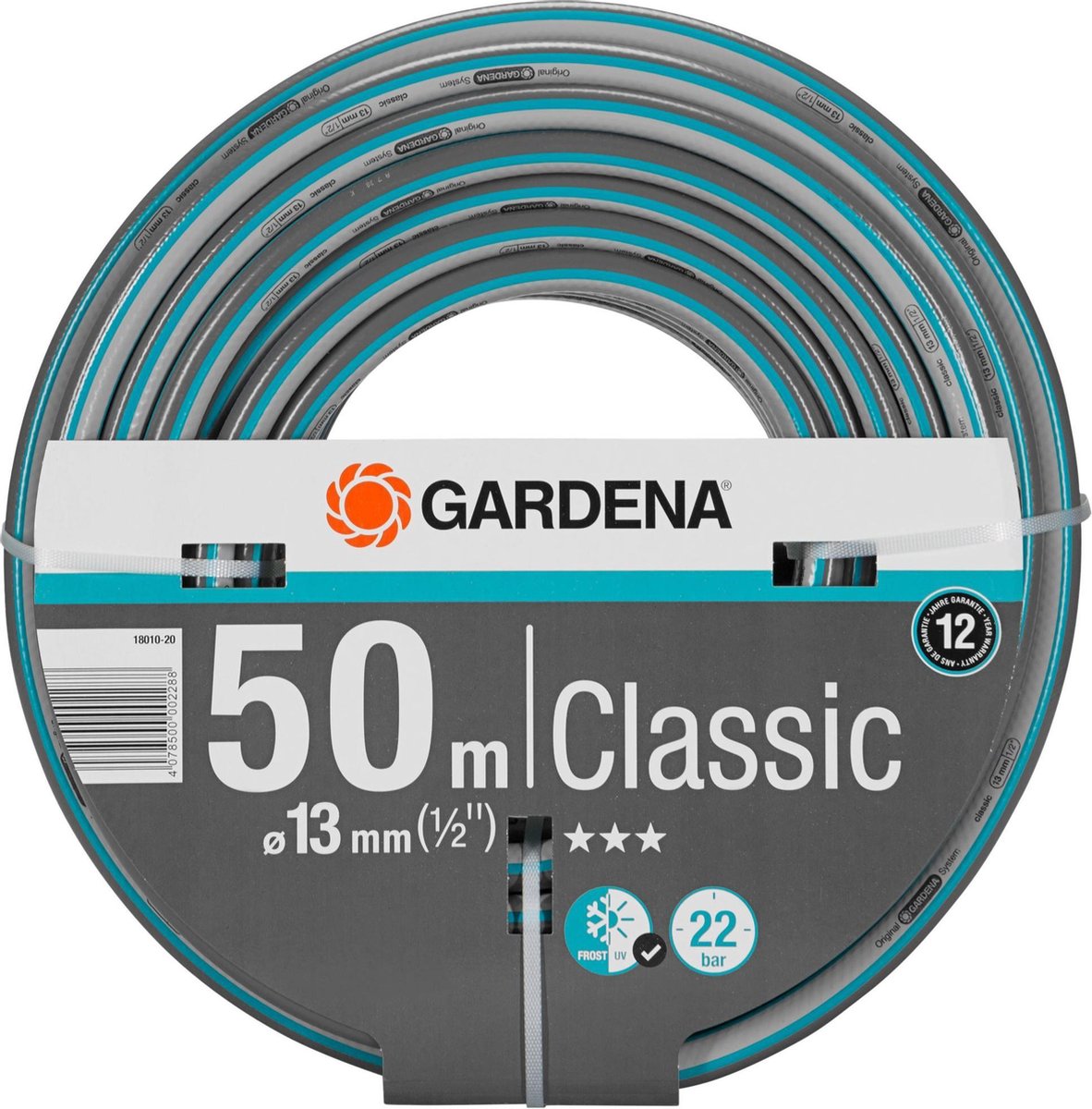 GARDENA Classic Tuinslang - 50 Meter - 13mm | bol.com
