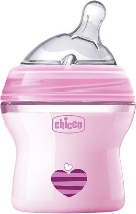 Babyflesje - Chicco Zuigfles Bimba 0m 150 Ml Polymeer/siliconen Roze