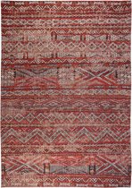 Louis de Poortere - 9115 Antiquarian Kelim Fez Red Vloerkleed - 290x390 cm - Rechthoekig - Laagpolig, Vintage Tapijt - Bohemian, Oosters - Meerkleurig