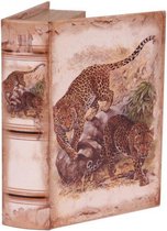 Book box 27 cm Leopard