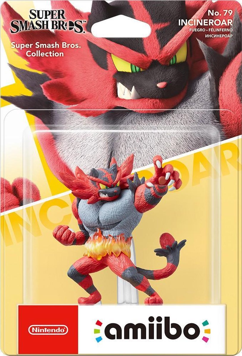 Nintendo amiibo Ingame speelfiguur - Incineroar (Super Smash Bros. Series)