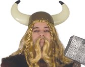 Fiestas Guirca Helm Viking Met Hoorns 20 Cm Bruin/beige