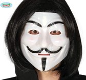 Fiestas Guirca Verkleedmasker V For Vendetta Wit One-size