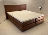 Boxspring Yacht Vlak 160x200 Cognac