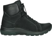 Wolky Dames Veterboot Ambient 0302611/001 Zwart - Maat 41