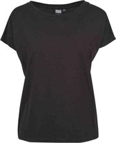 Urban Classics Dames Tshirt -L- Basic Drop Zwart