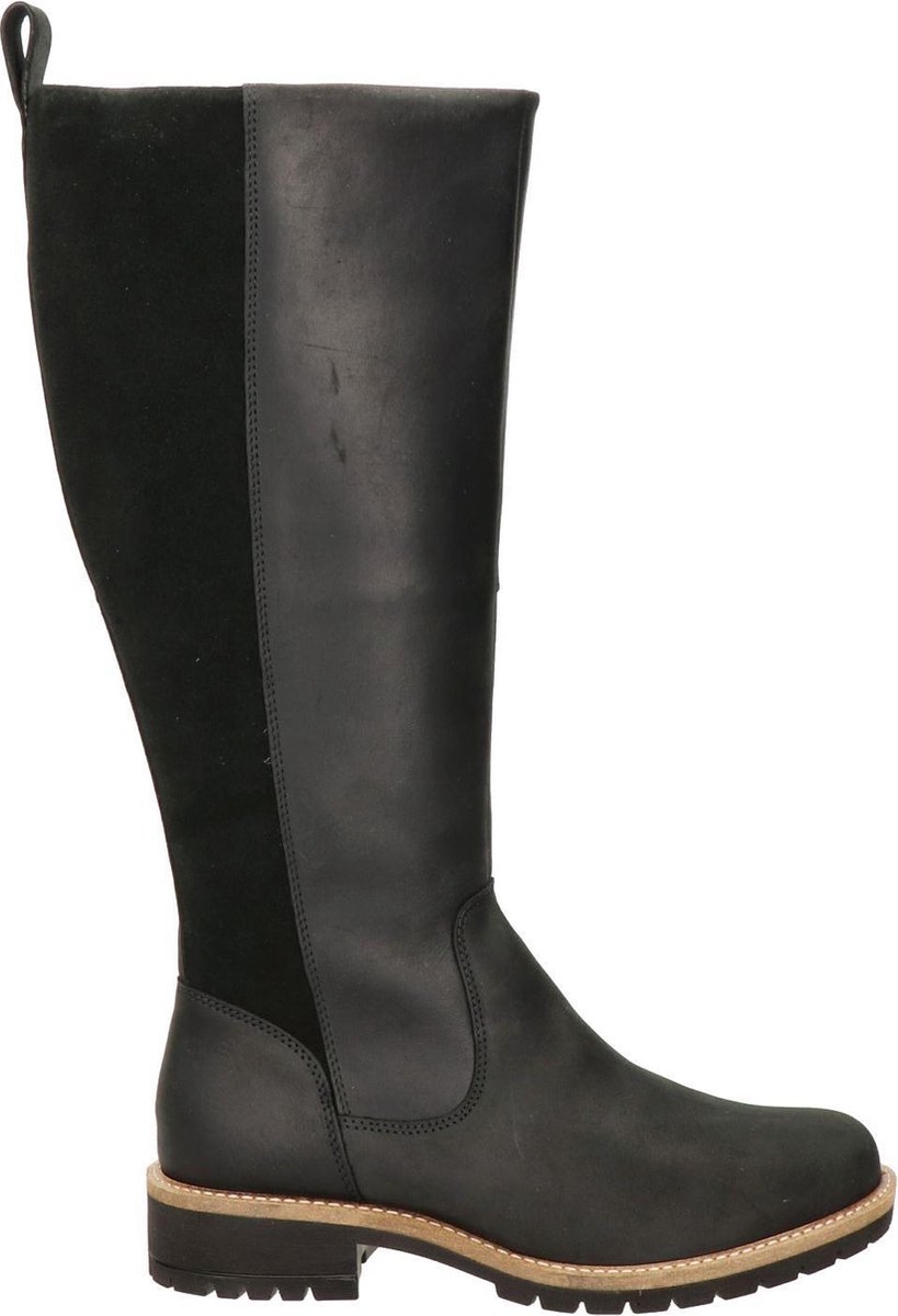 ECCO Soft 7 Wedge Dames Laarzen Zwart - Schoenen.nl