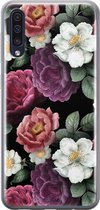 Samsung Galaxy A50/A30s hoesje siliconen - Flowers - Soft Case Telefoonhoesje - Bloemen - Multi