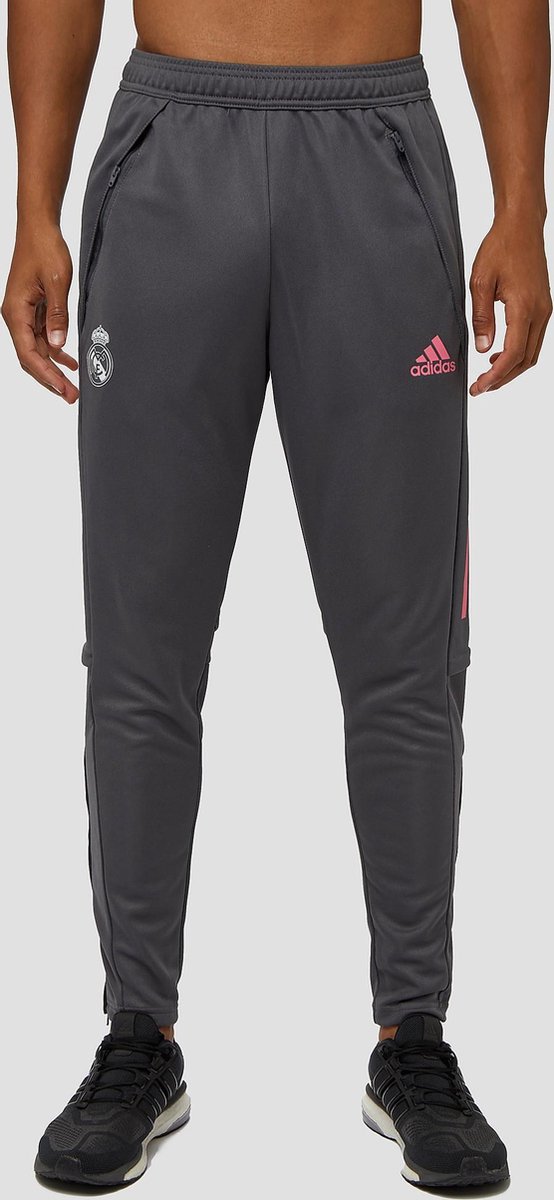 adidas Real Training Pant Trainingsbroek Real Madrid L Grijs bol