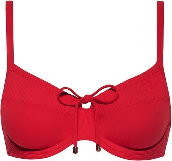 CYELL Dames Bikinitop Niet voorgevormd met Beugel Rood - Maat 42D