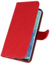 Wicked Narwal | bookstyle / book case/ wallet case Wallet Cases Hoesje voor Huawei  Mate 20 Pro Rood