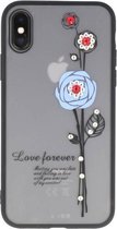 Wicked Narwal | Love forever hoesjes voor iPhone X blauw
