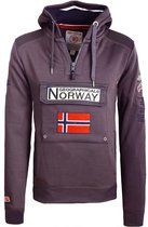 Geographical Norway Hoodie Trui Grijs Gymclass - L