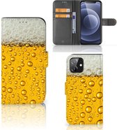 Telefoonhoesje iPhone 12 | 12 Pro (6.1") Flip Cover Valentijn Cadeautje hem Bier