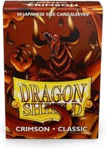 Dragon Shield Card Sleeves: Japanese Classic Crimson (59x86mm) - 60 stuks