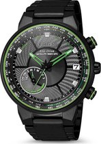 Citizen Satellite Wave CC3075-80E Horloge - Staal - Zwart - Ø 43 mm