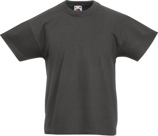 Fruit Of The Loom Originele T-shirt met korte mouwen voor kinderen / tieners (Licht Graphite)