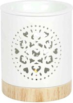 Something Different Oliebrander White Mandala Cut Out Wit