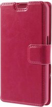 Samsung Core 2 bookcase leer hoesje hoesje - Roze