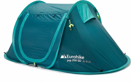 Eurohike Pop-Up Sd 2-Persoons Tent Groen | bol.com