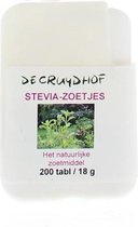 Cruydhof Stevia extract zoetjes dispenser 200 tabletten