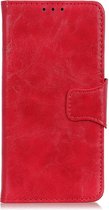 Shop4 - Xiaomi Redmi 9 Hoesje - Wallet Case Cabello Rood