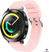 Siliconen Smartwatch bandje - Geschikt voor  Samsung Gear Sport silicone band - roze - Strap-it Horlogeband / Polsband / Armband