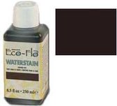 Leerverf Eco-Flo Waterstain Donkerbruin, 250 ml