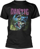 Danzig Heren Tshirt -M- Warrior Zwart