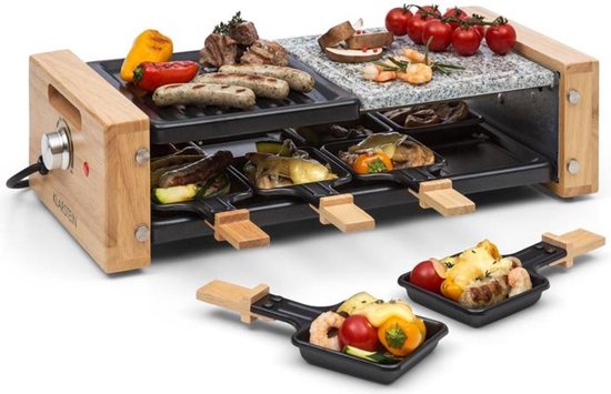 Foto: Chateaubriand nuovo raclette 1200w aluminium steen 8 personen