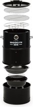 Brooklyn-BBQ 4-in-1-grillvat | Ø 42 cm | staal | poedercoating