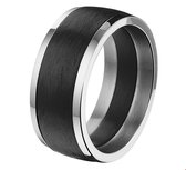 The Jewelry Collection For Men Ring Carbon - Staal